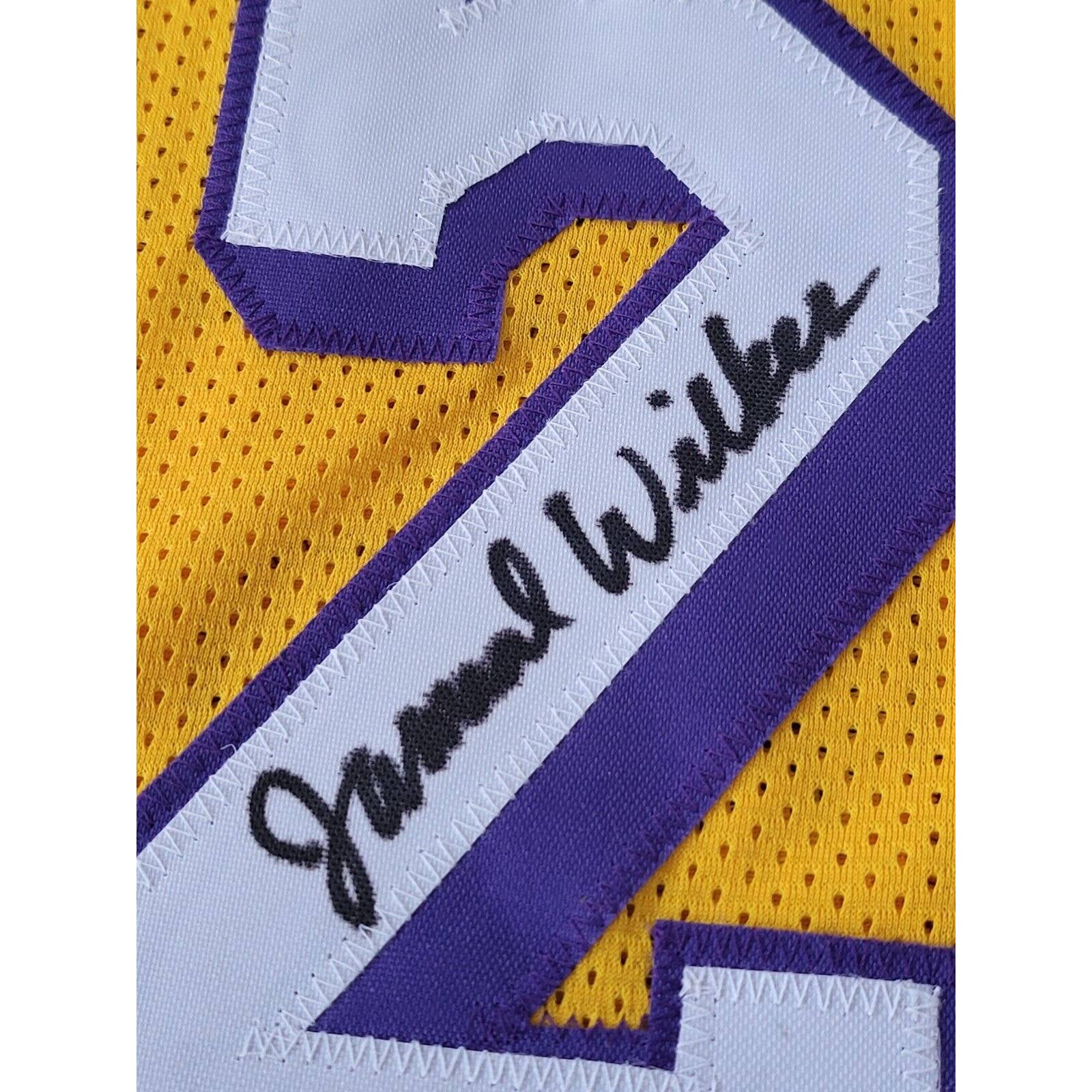 Jamaal Wilkes Autographed/Signed Jersey PSA/DNA Sticker Los Angeles Lakers LA - TreasuresEvolved