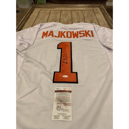 Don Majkowski Autographed/Signed Jersey JSA COA Virginia Cavaliers Packers - TreasuresEvolved