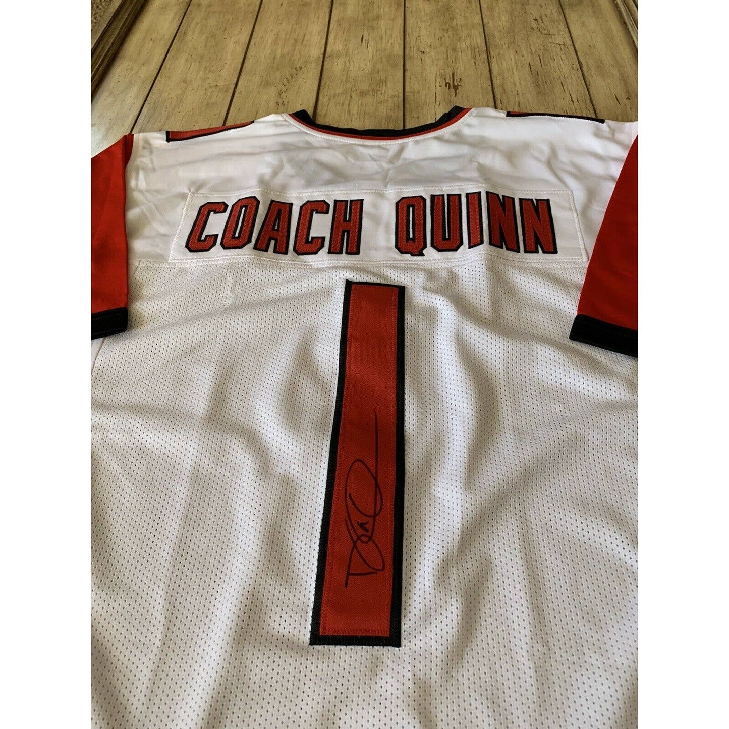 Dan Quinn Autographed/Signed Jersey Atlanta Falcons Coach - TreasuresEvolved