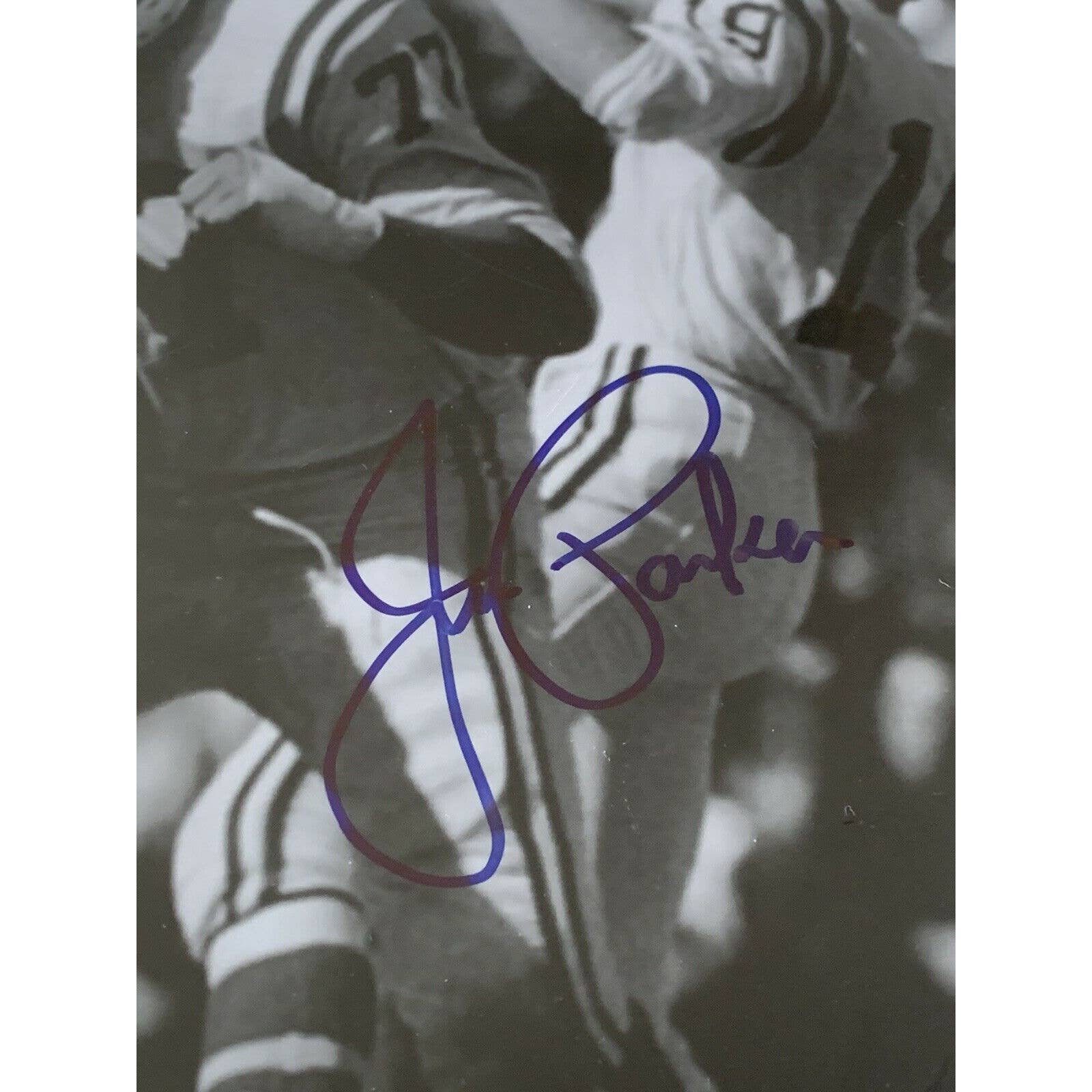 Jim Parker Autographed/Signed 8x10 Photo TRISTAR Baltimore Colts HOF - TreasuresEvolved