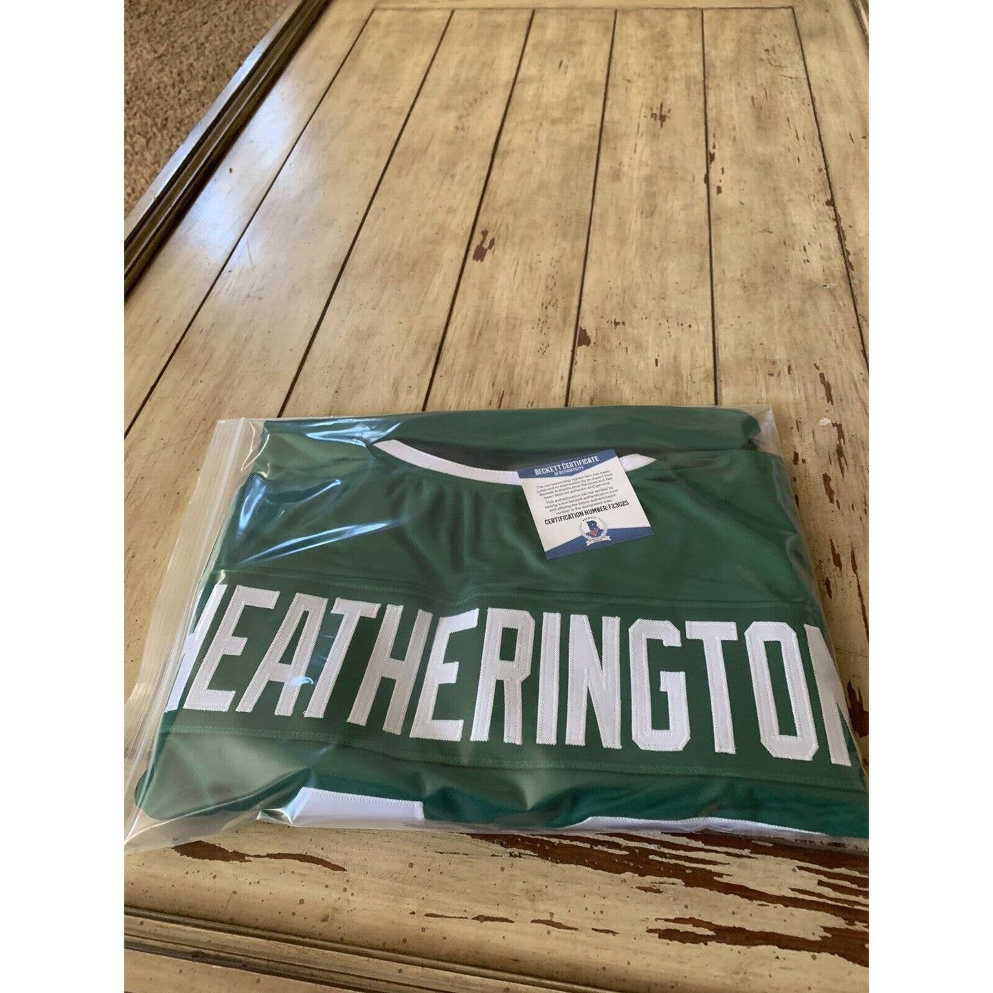 Dillon Heatherington Autographed/Signed Jersey Beckett COA Dallas Stars Dillion - TreasuresEvolved