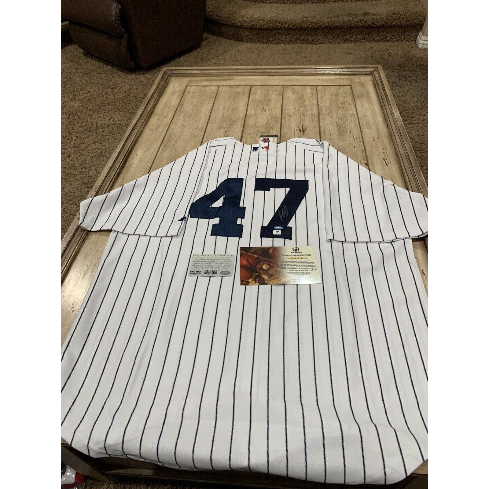 Ivan Nova Autographed/Signed Jersey COA New York Yankees - TreasuresEvolved