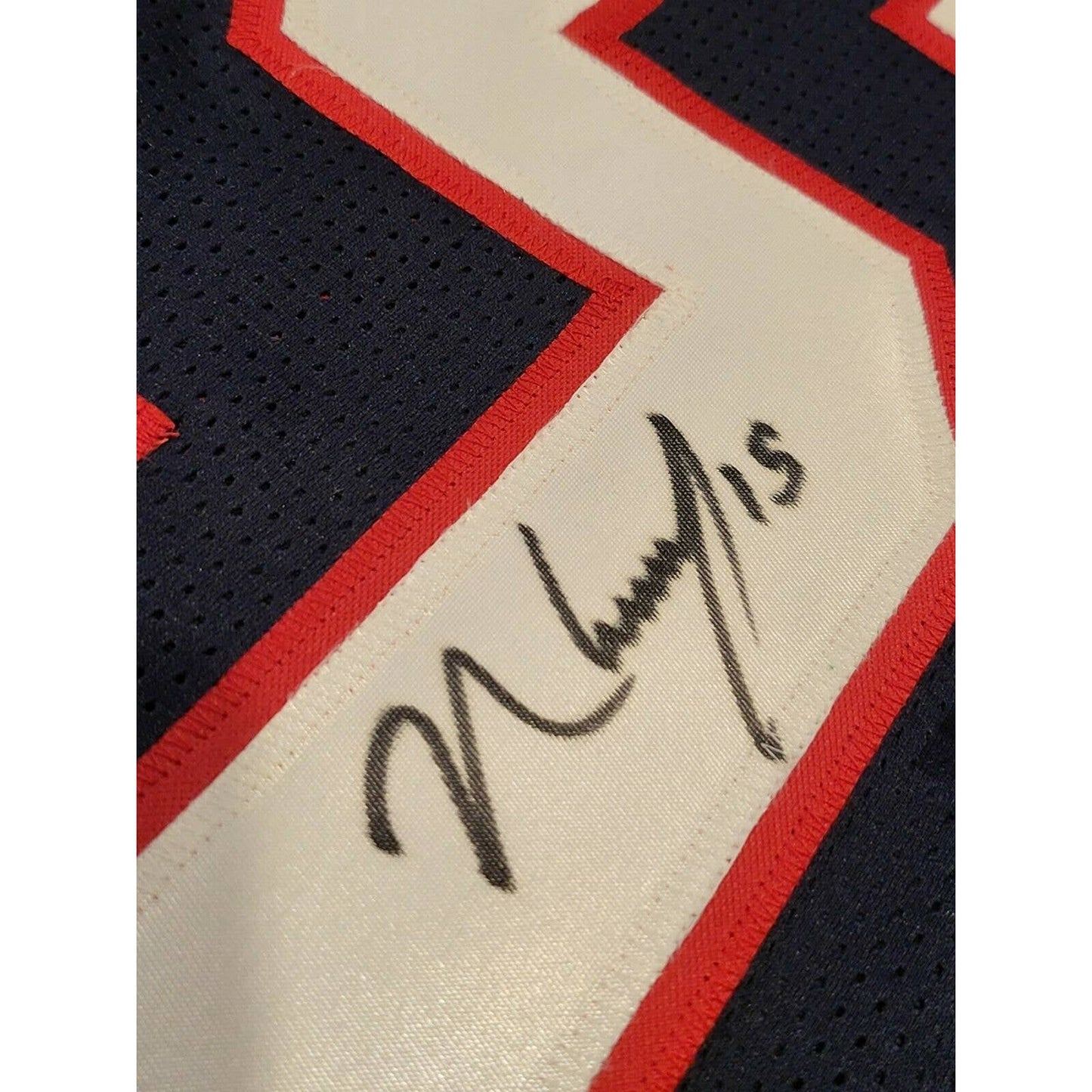 N'Keal Harry Autographed/Signed Jersey Beckett Sticker New England Patriots - TreasuresEvolved