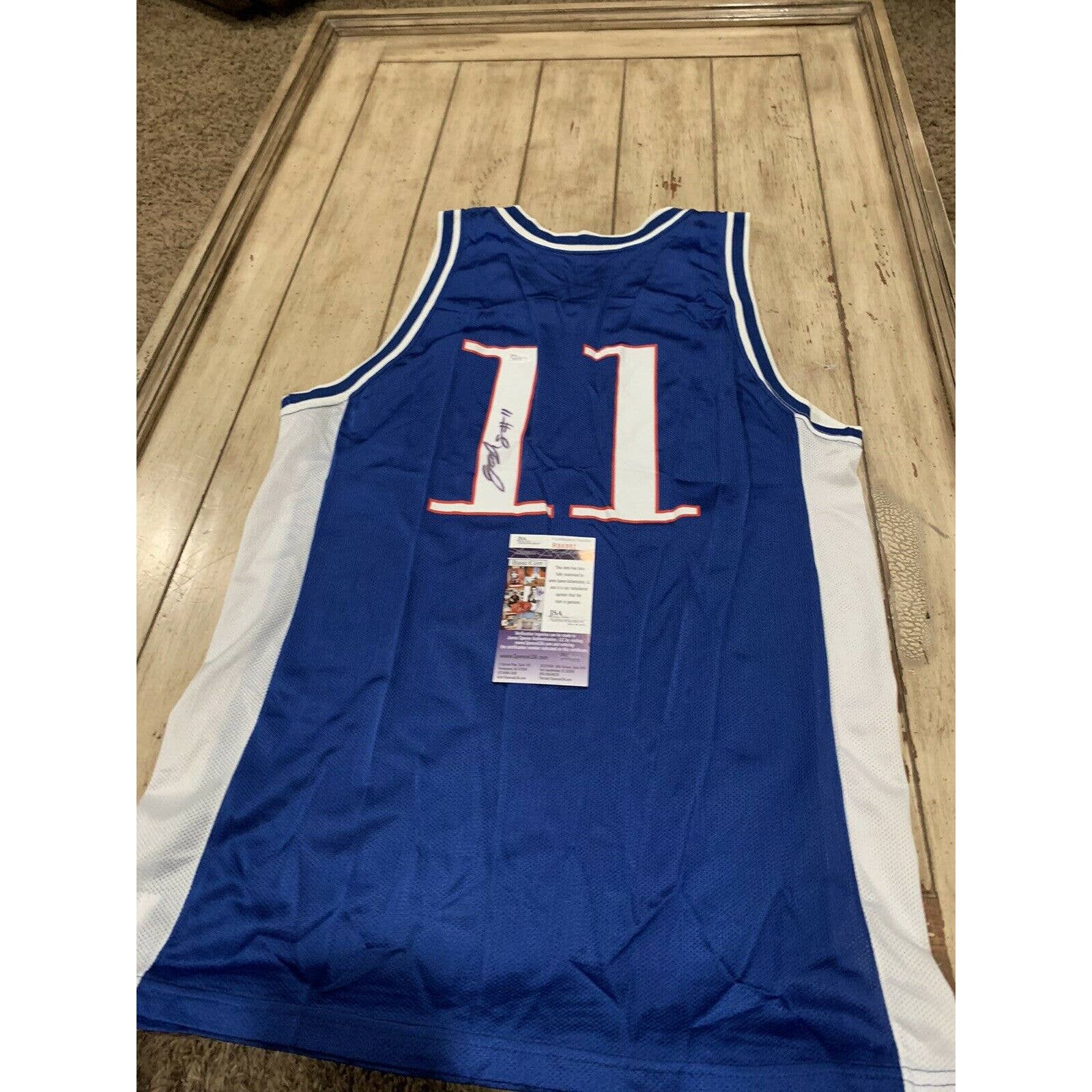 Josh Jackson Autographed/Signed Jersey JSA COA Kansas Jayhawks - TreasuresEvolved