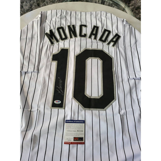 Yoan Moncada Autographed/Signed Jersey PSA/DNA COA Chicago White Sox - TreasuresEvolved