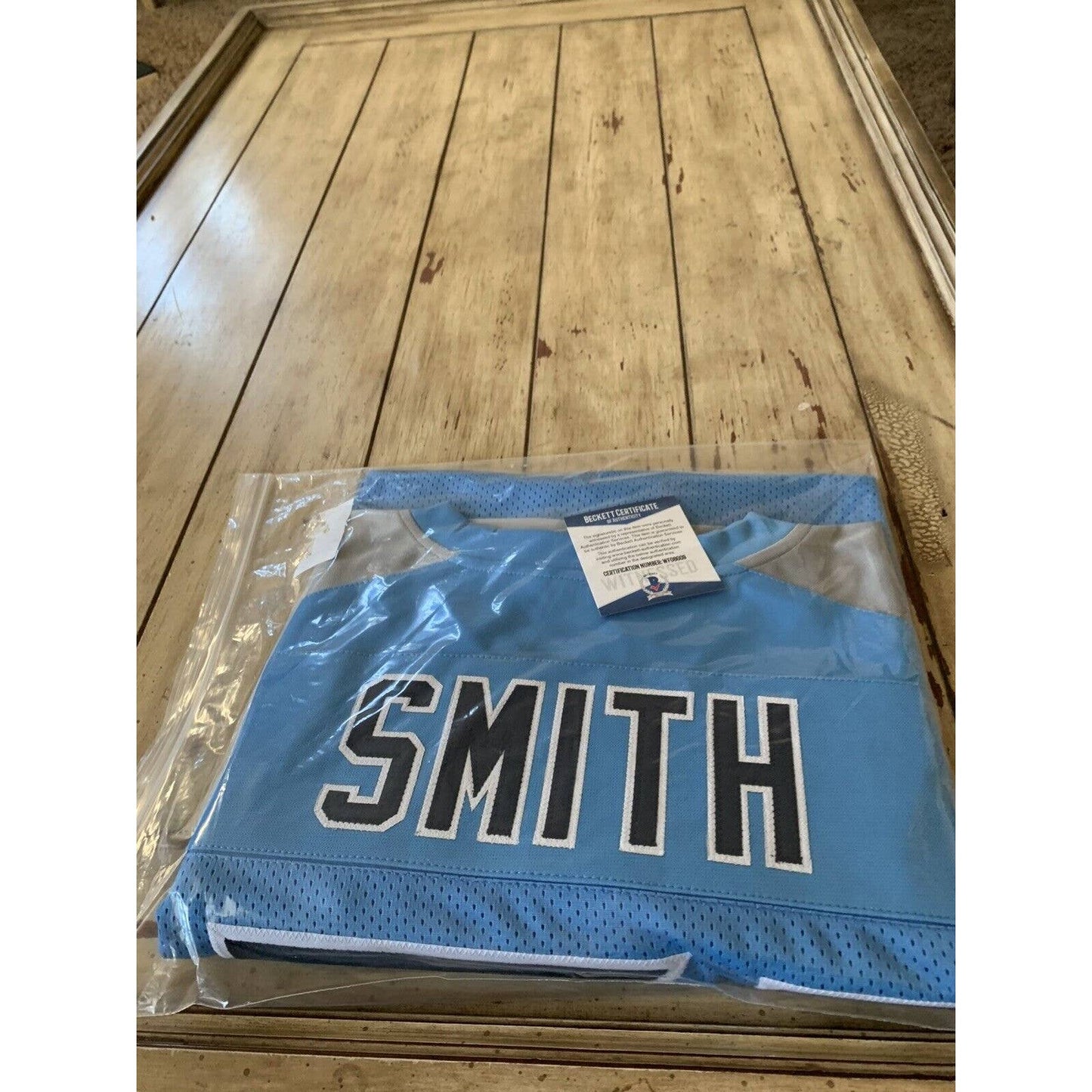 Jonnu Smith Autographed/Signed Jersey COA Tennessee Titans - TreasuresEvolved