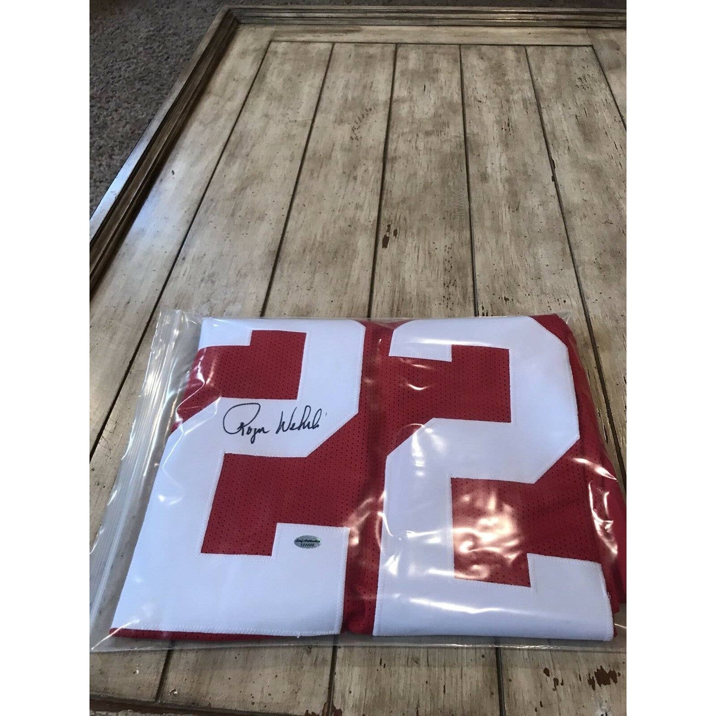 Roger Wehrli Autographed/Signed Jersey LEAF COA Arizona Cardinals Chicago Werhli - TreasuresEvolved