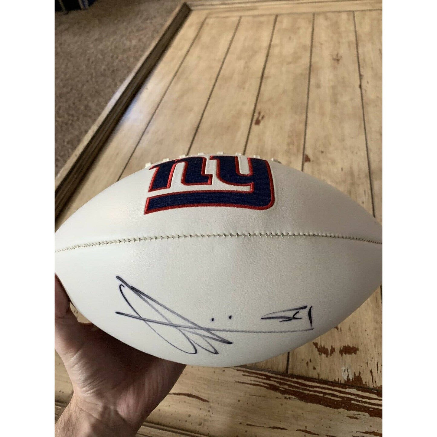 Olivier Vernon Autographed/Signed Football COA New York Giants - TreasuresEvolved