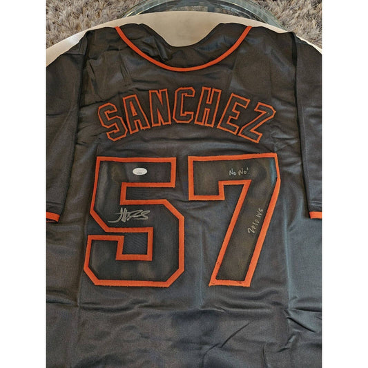 Jonathan Sanchez Autographed/Signed Jersey JSA San Francisco Giants WS No Hitter - TreasuresEvolved