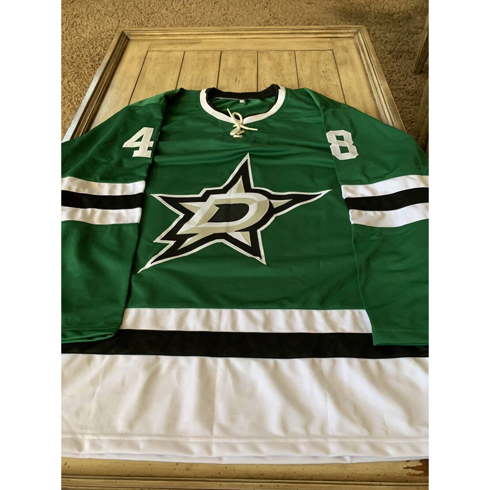 Dillon Heatherington Autographed/Signed Jersey Beckett COA Dallas Stars Dillion - TreasuresEvolved