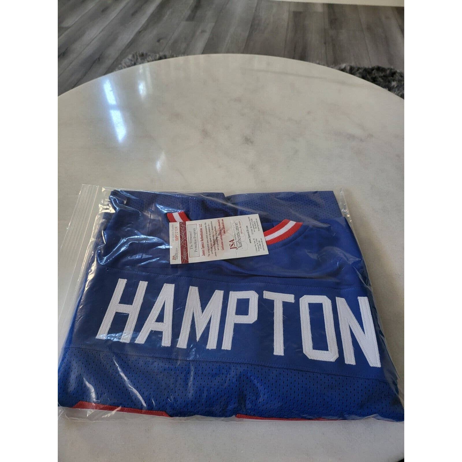 Rodney Hampton Autographed/Signed Jersey JSA COA New York Giants - TreasuresEvolved