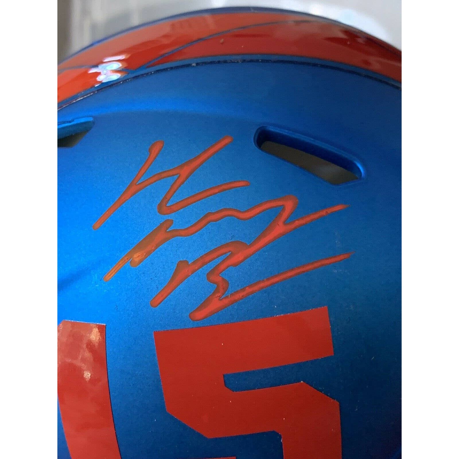 John Brown Autographed/Signed Mini Helmet Beckett COA Buffalo Bills B - TreasuresEvolved