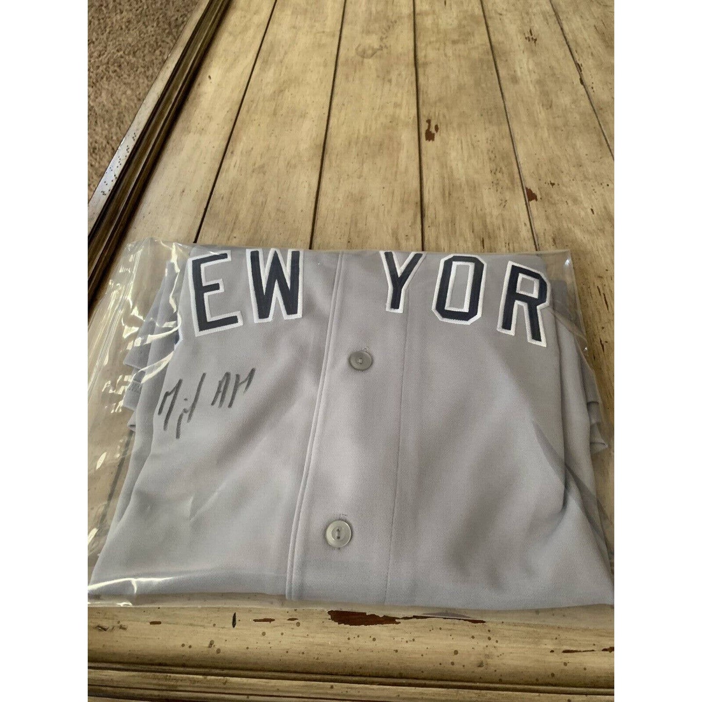 Miguel Andujar Autographed/Signed Jersey Beckett COA New York Yankees - TreasuresEvolved