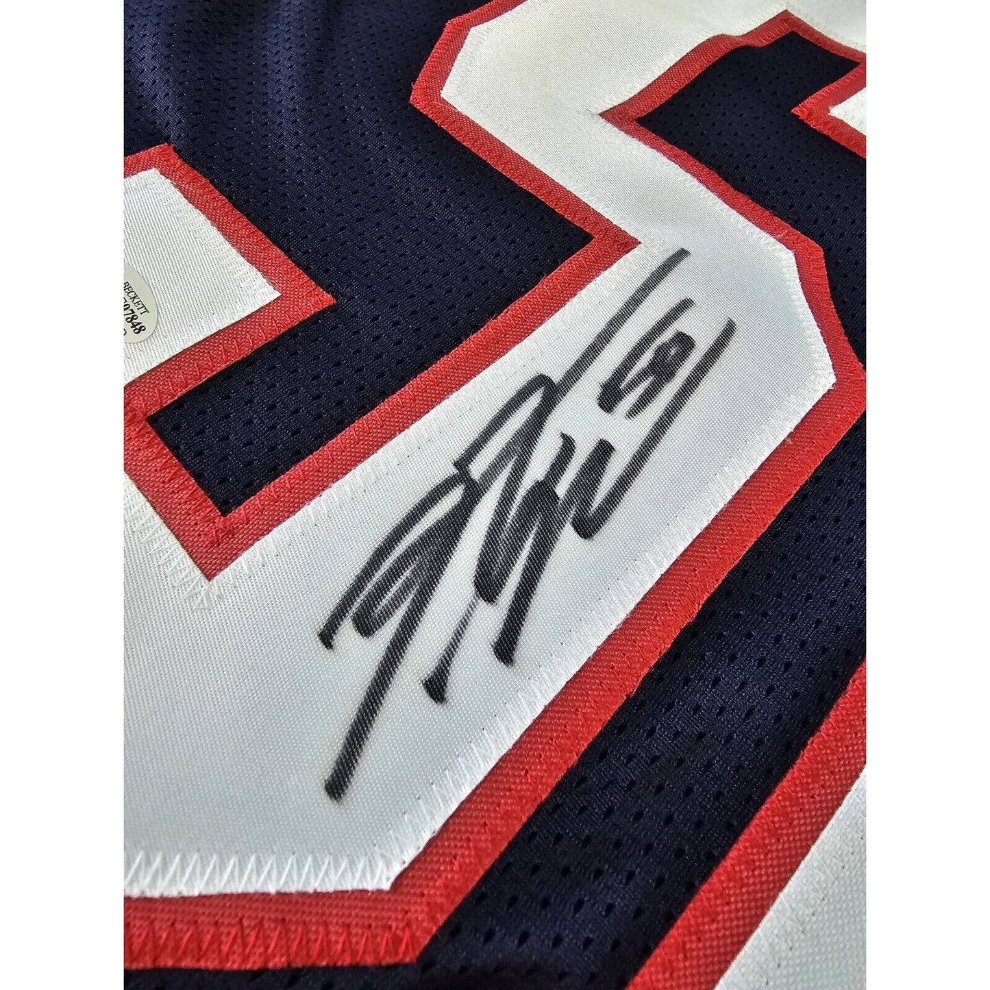 Rob Ninkovich Autographed/Signed Jersey Beckett Sticker New England Patriots - TreasuresEvolved