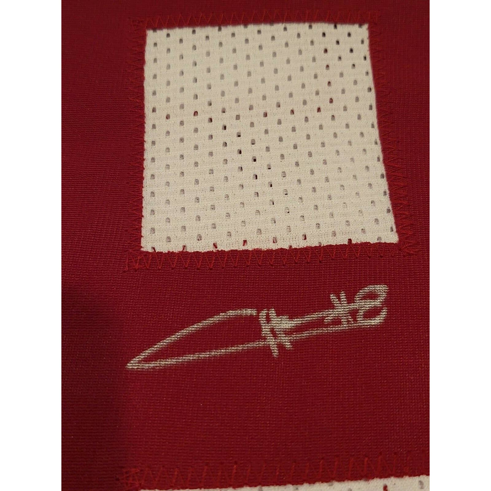 Christian Harris Autographed/Signed Jersey Beckett Sticker Alabama Crimson Tide - TreasuresEvolved