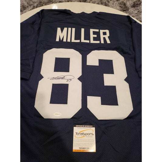 Heath Miller Autographed/Signed Jersey TSE COA Virginia Cavaliers Steelers - TreasuresEvolved