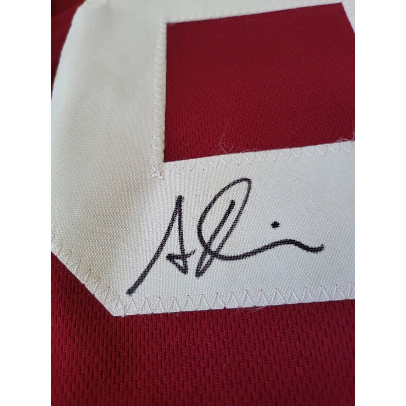 Simeon Rice Autographed/Signed Jersey Beckett Sticker Arizona Cardinals - TreasuresEvolved