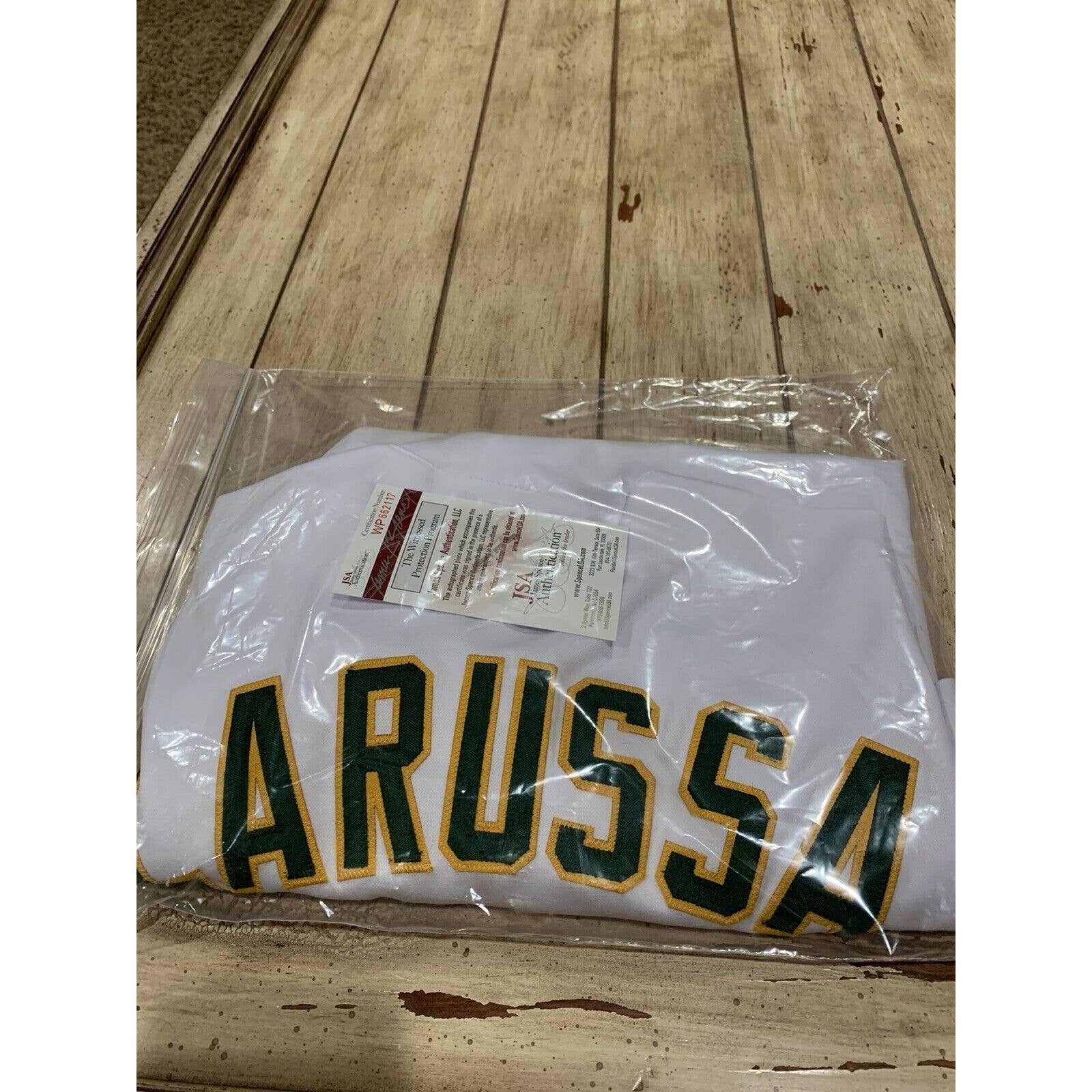 Tony LaRussa Autographed/Signed Jersey JSA COA La Russa Oakland Athletics A’s As - TreasuresEvolved