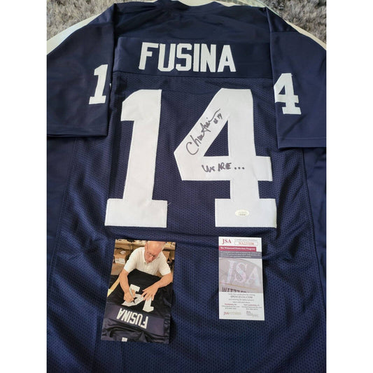 Chuck Fusina Autographed/Signed Jersey Penn State St Nittany Lions - TreasuresEvolved