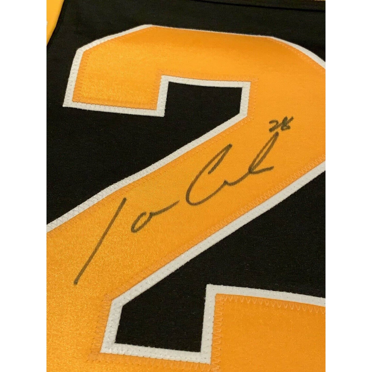Ian Cole Autographed/Signed Jersey Beckett COA Pittsburgh Penguins - TreasuresEvolved