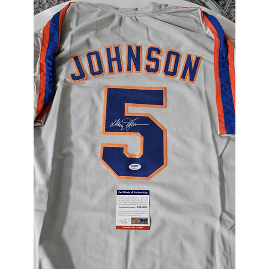 Davey Johnson Autographed/Signed Jersey PSA/DNA COA New York Mets NY - TreasuresEvolved