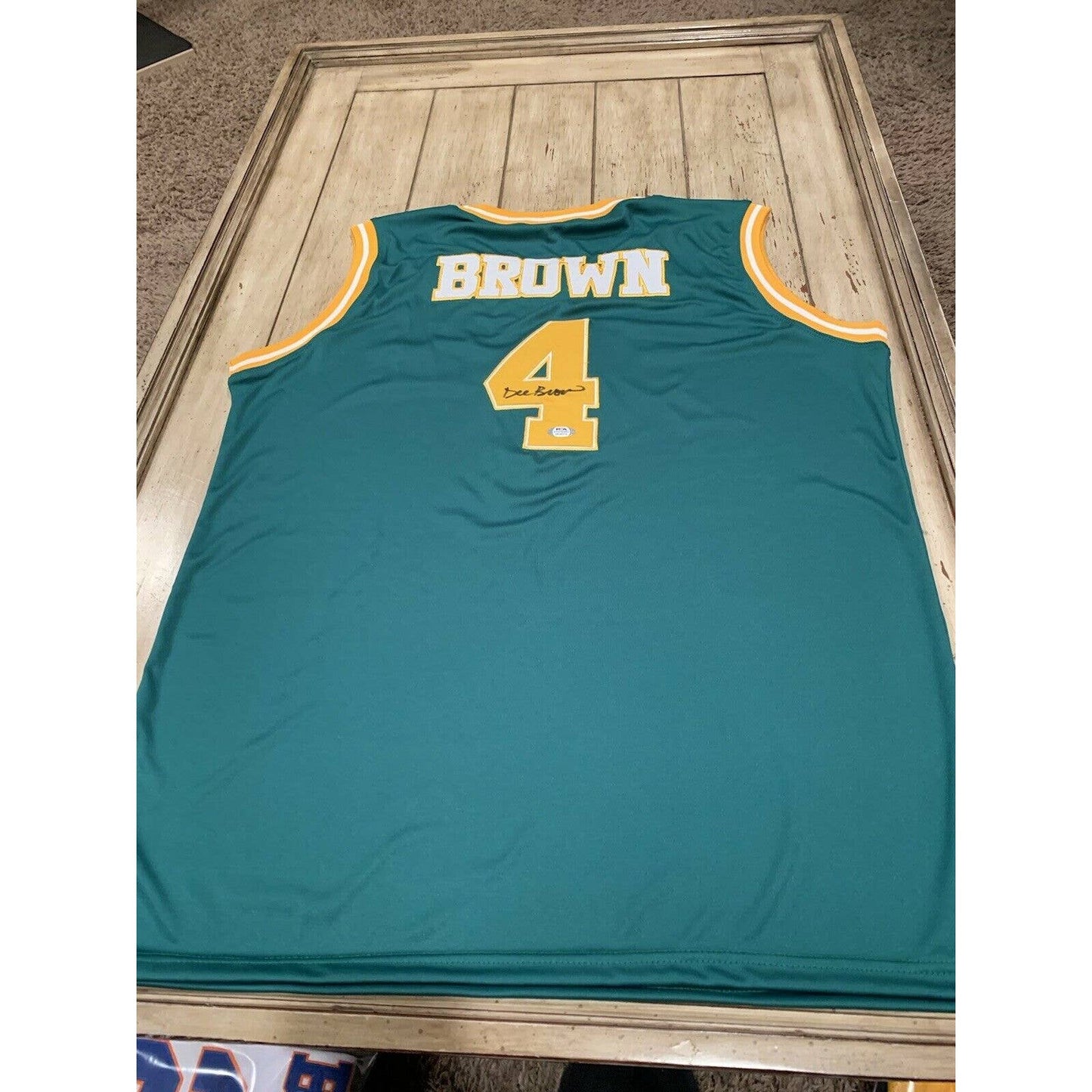 Dee Brown Autographed/Signed Jersey PSA/DNA Jacksonville Dolphins University - TreasuresEvolved