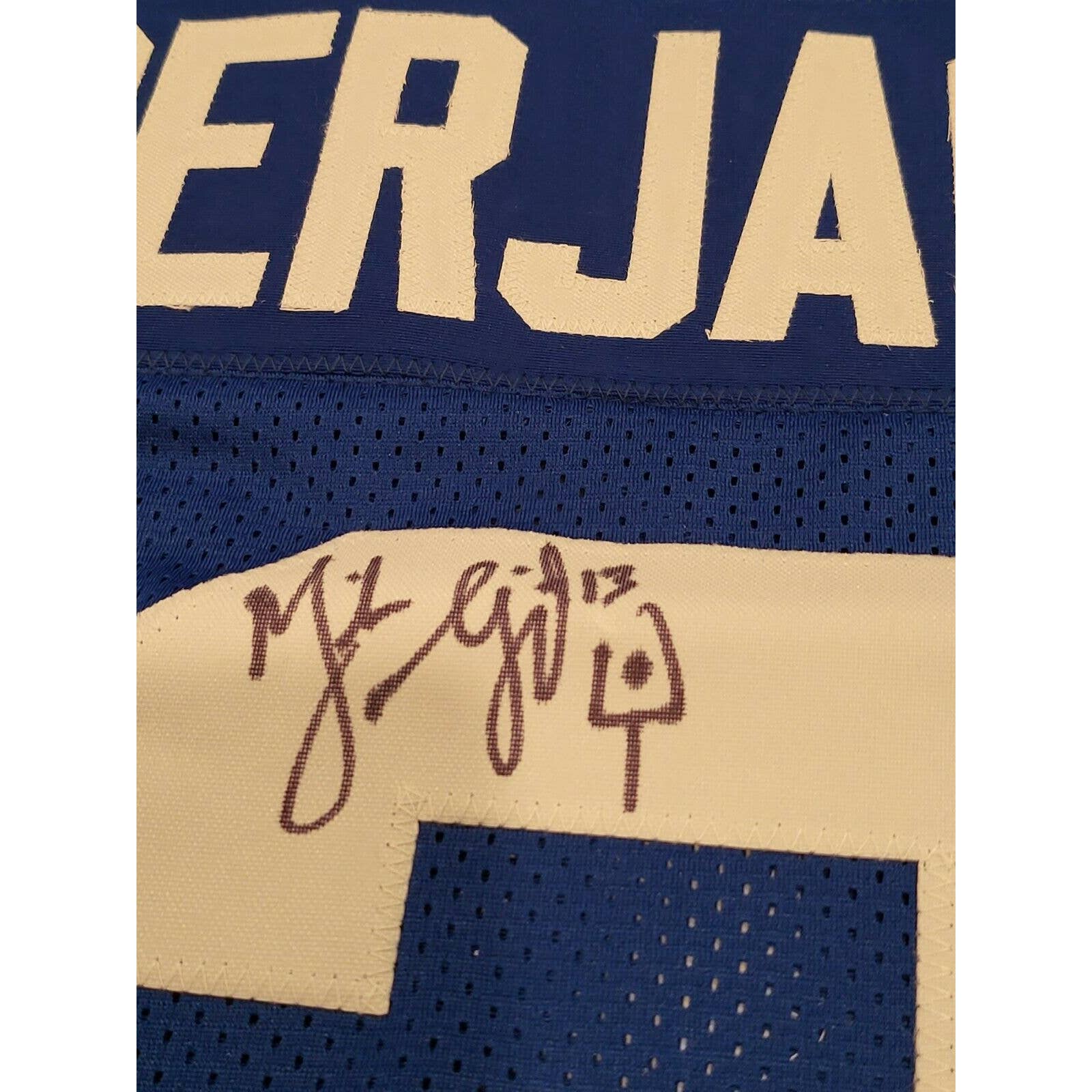Mike Vanderjagt Autographed/Signed Jersey JSA COA Indianapolis Colts - TreasuresEvolved