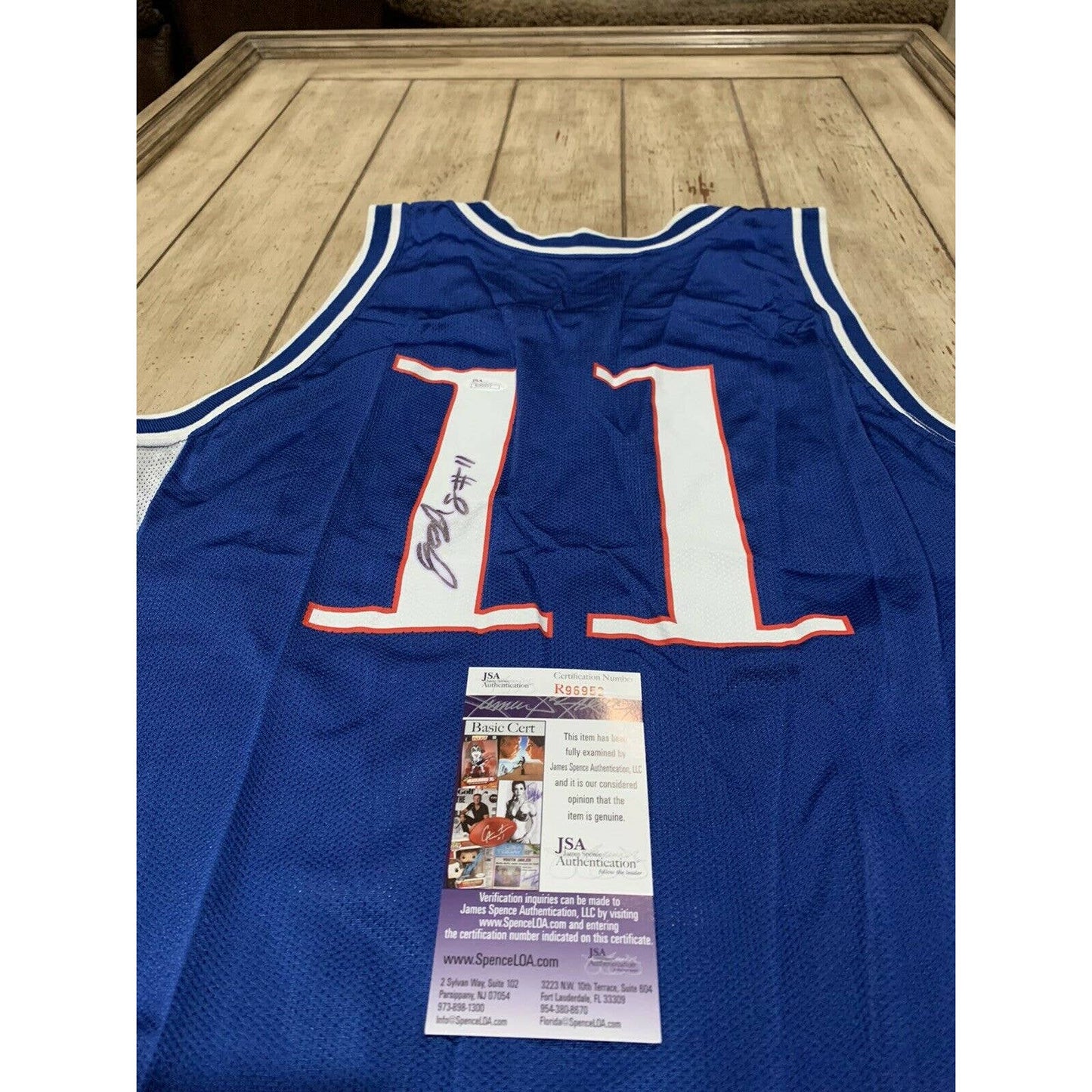 Josh Jackson Autographed/Signed Jersey JSA COA Kansas Jayhawks - TreasuresEvolved