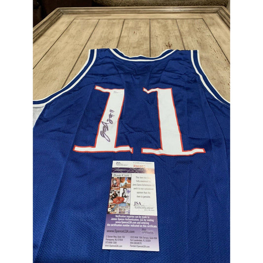 Josh Jackson Autographed/Signed Jersey JSA COA Kansas Jayhawks - TreasuresEvolved