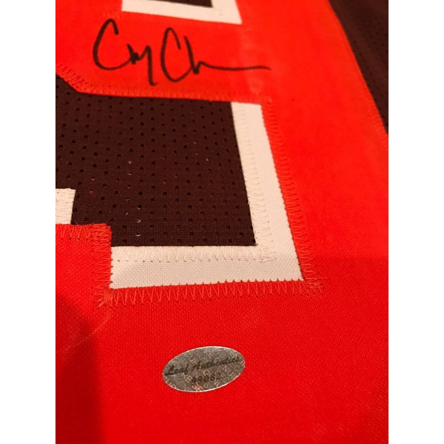 Corey Coleman Autographed Jersey LEAF COA Cleveland Browns nfl signed rookie - TreasuresEvolved