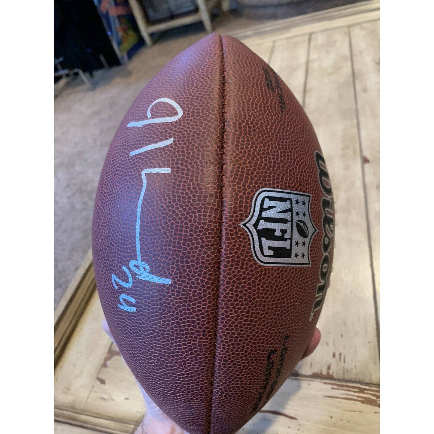 Jordan Howard Autographed/Signed Football LEAF COA Chicago Bears Eagles - TreasuresEvolved