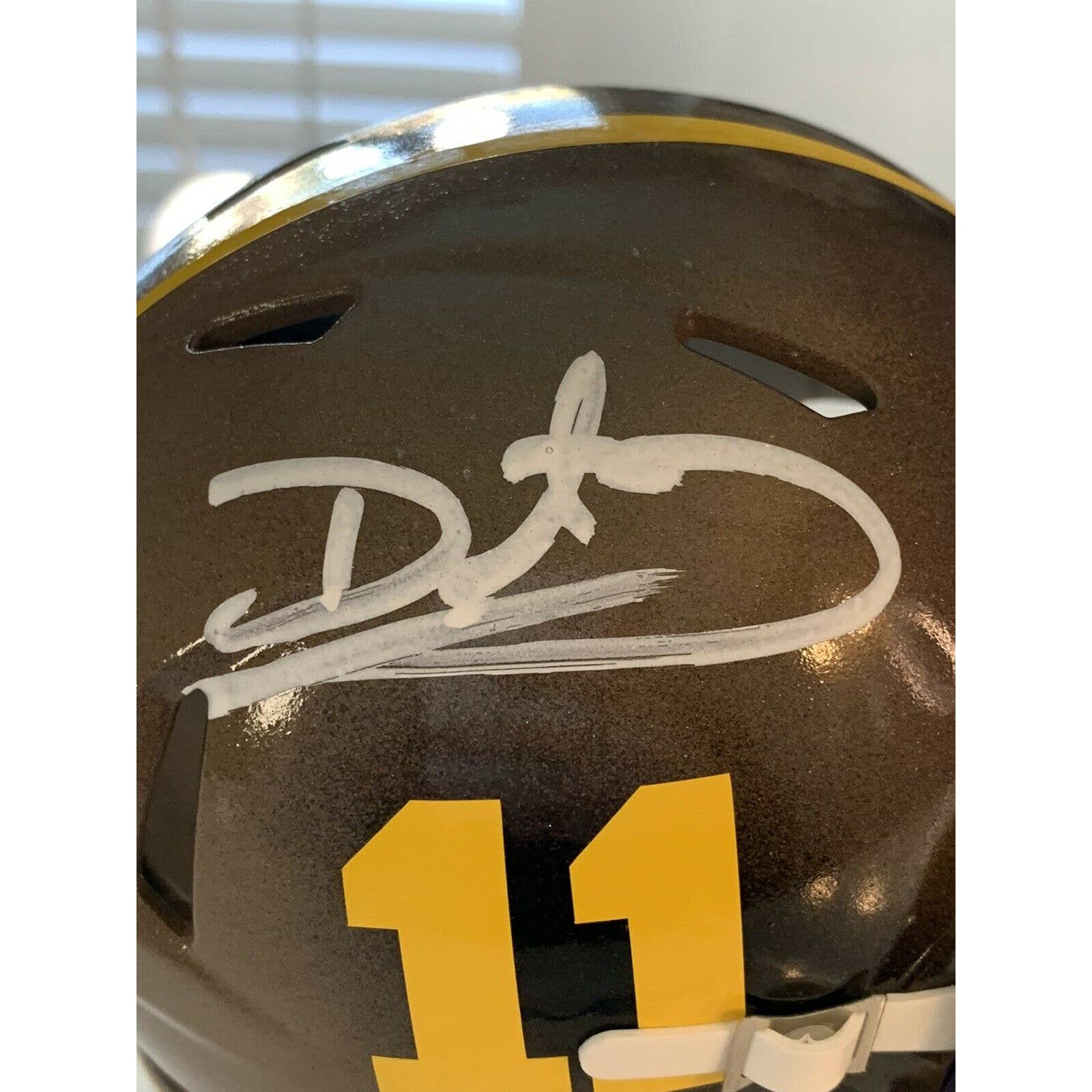 Daunte Culpepper Autographed/Signed Mini Helmet Beckett COA Minnesota Vikings - TreasuresEvolved