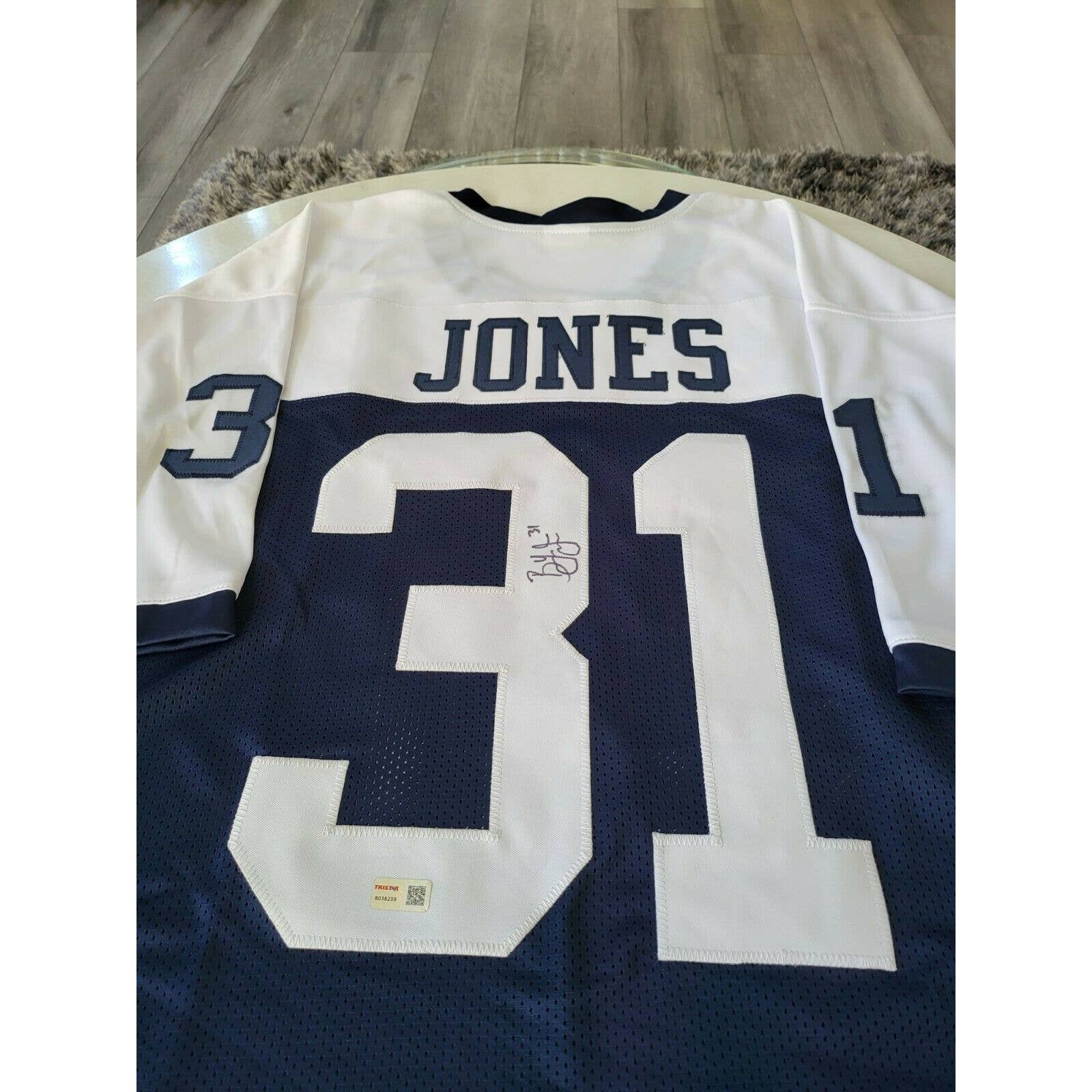Byron Jones Autographed/Signed Jersey TRISTAR Dallas Cowboys - TreasuresEvolved