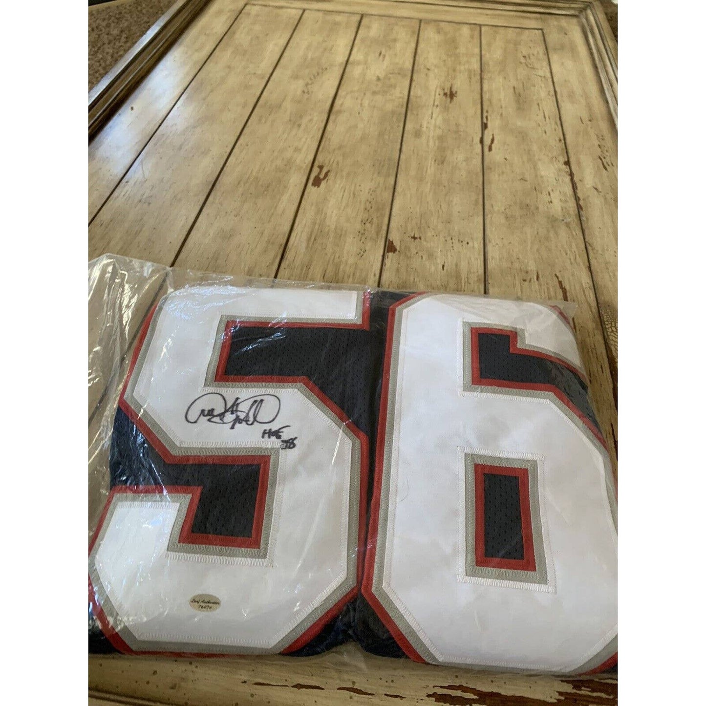 Andre Tippett Autographed/Signed Jersey New England Patriots HOF - TreasuresEvolved