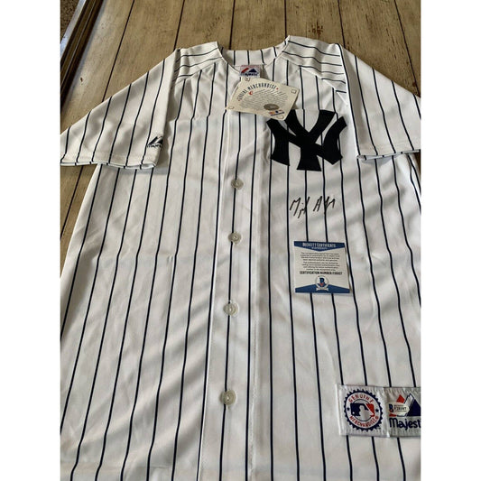 Miguel Andujar Autographed/Signed Jersey Beckett COA New York Yankees - TreasuresEvolved