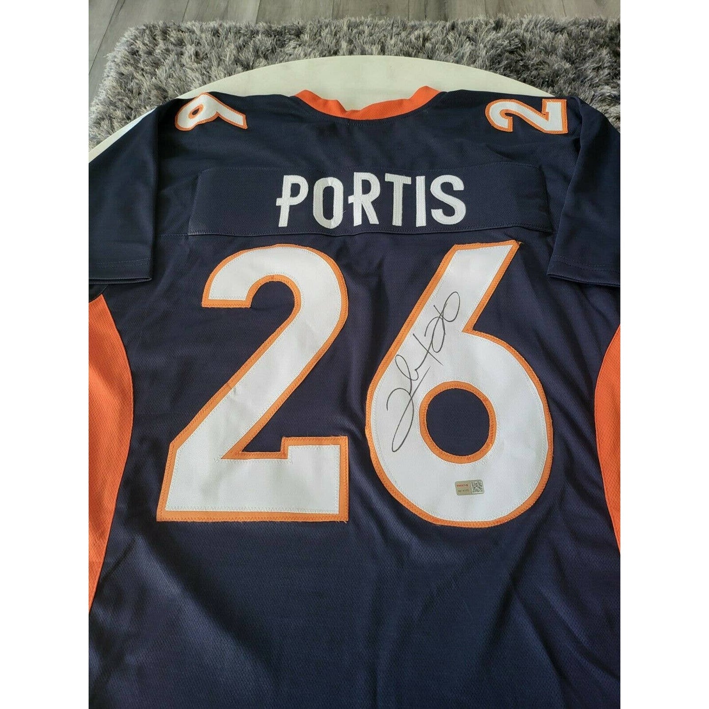Clinton Portis Autographed/Signed Jersey TRISTAR Denver Broncos - TreasuresEvolved
