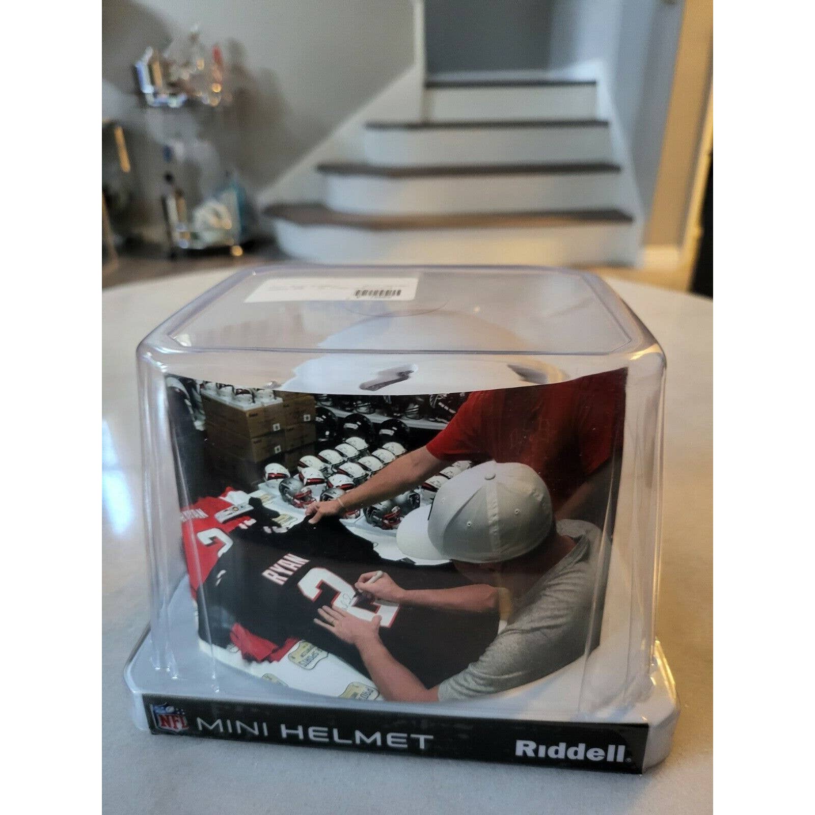 Matt Ryan Autographed/Signed Mini Helmet Atlanta Falcons Amp B - TreasuresEvolved