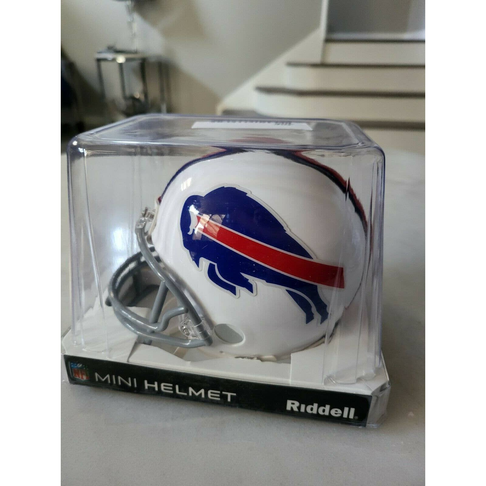 Joe Delamielleure Autographed Mini Helmet Beckett Sticker Signed Buffalo Bills - TreasuresEvolved
