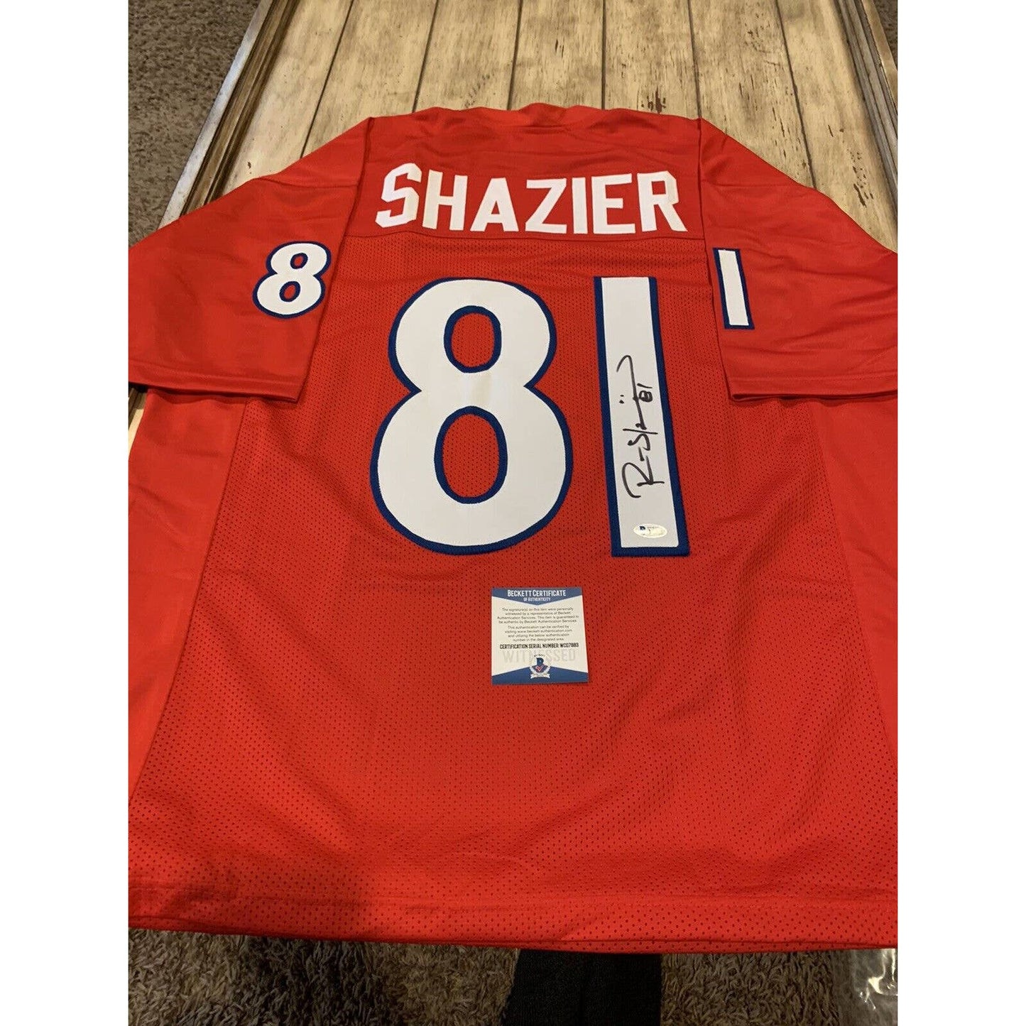 Ryan Shazier Autographed/Signed Jersey Beckett COA High School HS - TreasuresEvolved