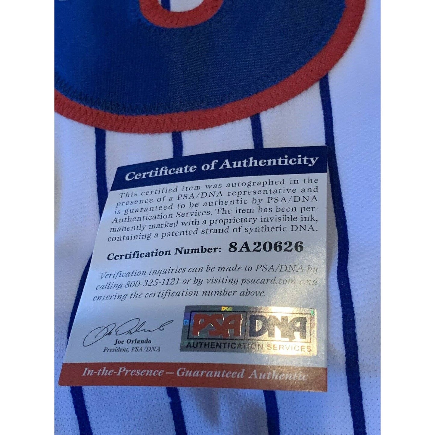 Albert Almora Jr Autographed/Signed Jersey PSA/DNA Chicago Cubs - TreasuresEvolved