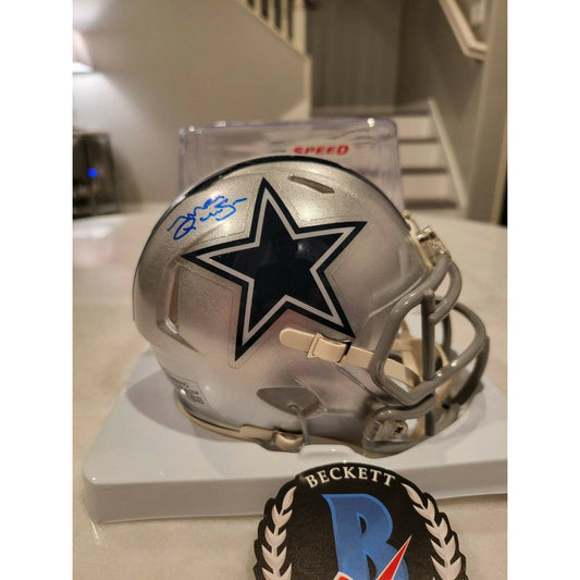 Mel Renfro Autographed/Signed Mini Helmet Beckett COA Dallas Cowboys A - TreasuresEvolved