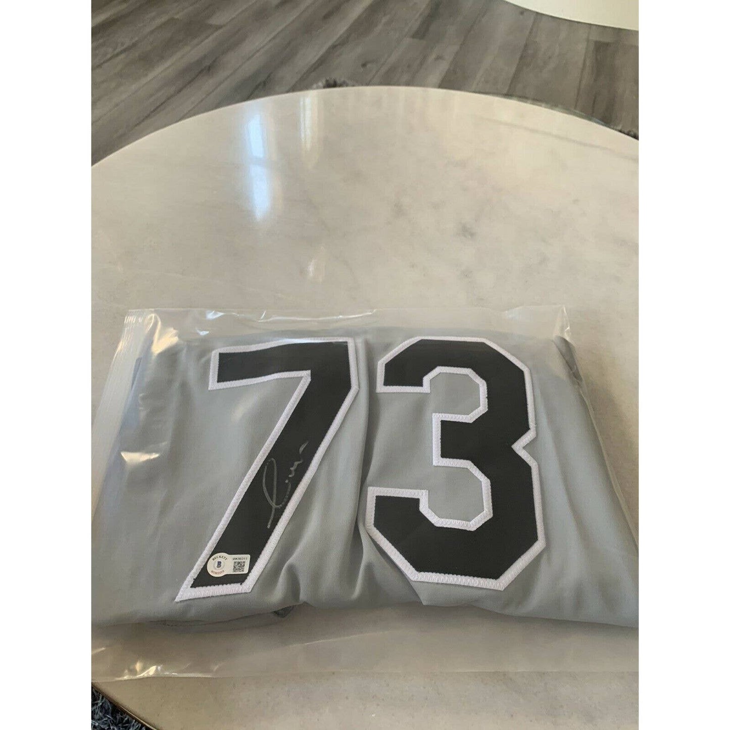 Yermin Mercedes Autographed/Signed Jersey Beckett Hologram Chicago White Sox - TreasuresEvolved