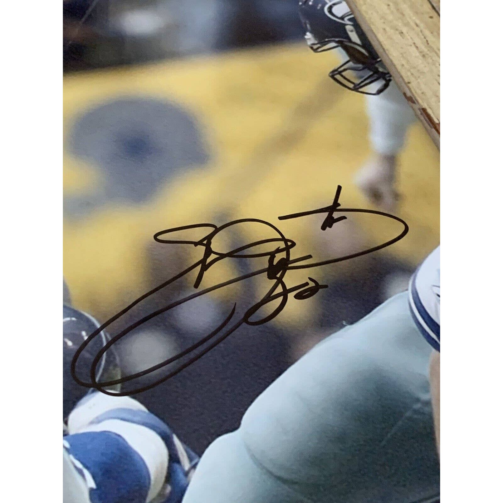 Emmitt Smith Autographed/Signed 16x20 Photo TRISTAR Dallas Cowboys HOF - TreasuresEvolved