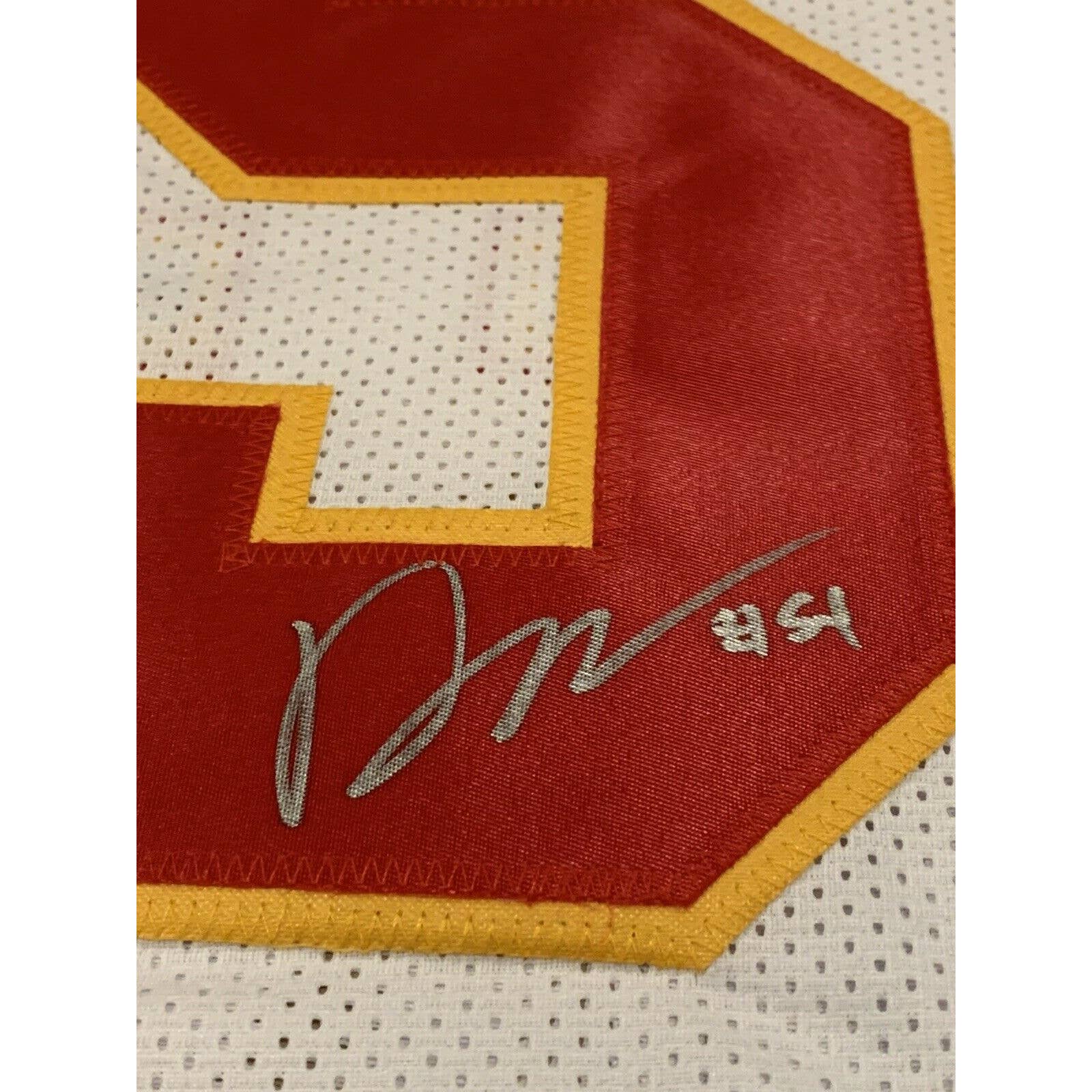 Damien Wilson Autographed/Signed Jersey JSA COA Kansas City Chiefs - TreasuresEvolved