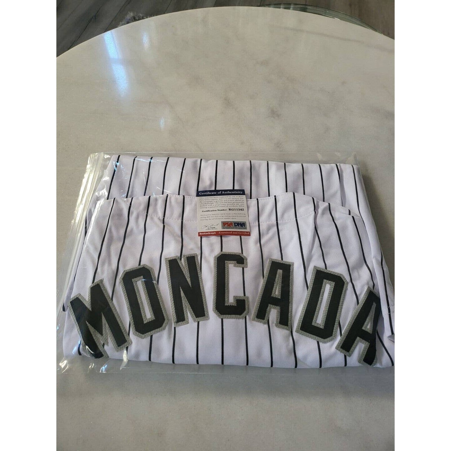 Yoan Moncada Autographed/Signed Jersey PSA/DNA COA Chicago White Sox - TreasuresEvolved