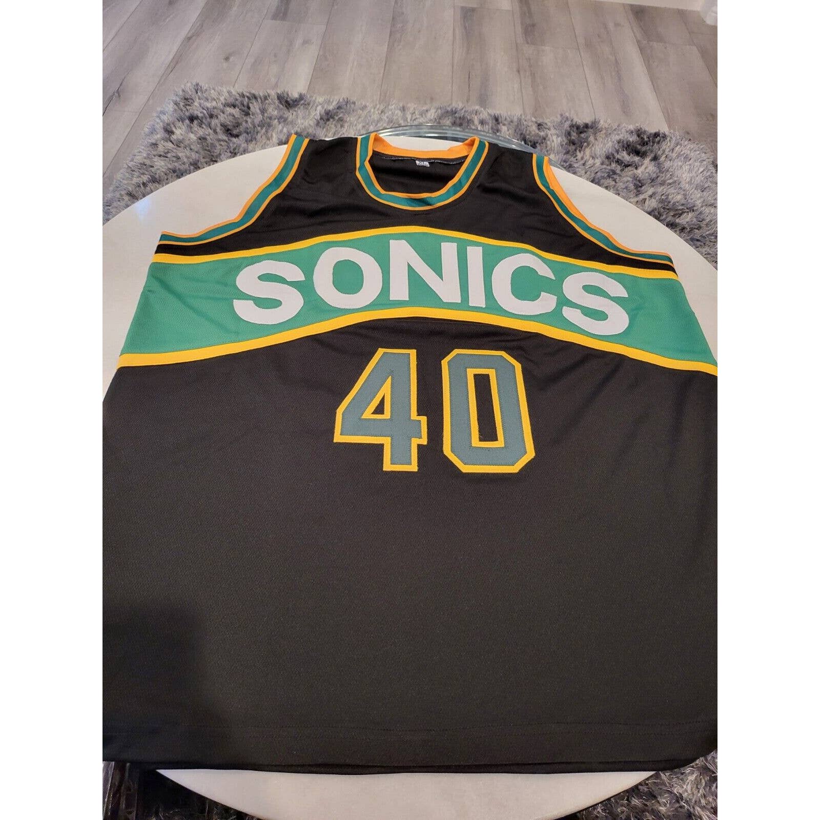 Shawn Kemp Autographed/Signed Jersey Seattle Sonics Supersonics - TreasuresEvolved