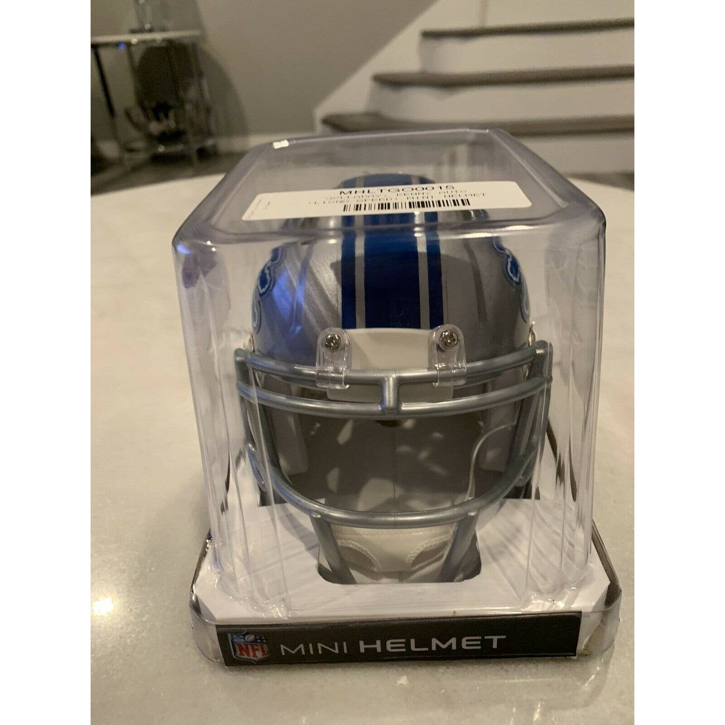 Kenny Golladay Autographed/Signed Mini Helmet Fanatics Detroit Lions A - TreasuresEvolved