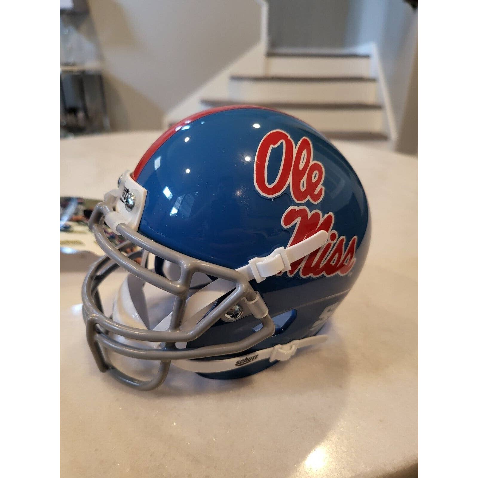 Wesley Walls Autographed/Signed Mini Helmet COA Ole Miss Rebels - TreasuresEvolved