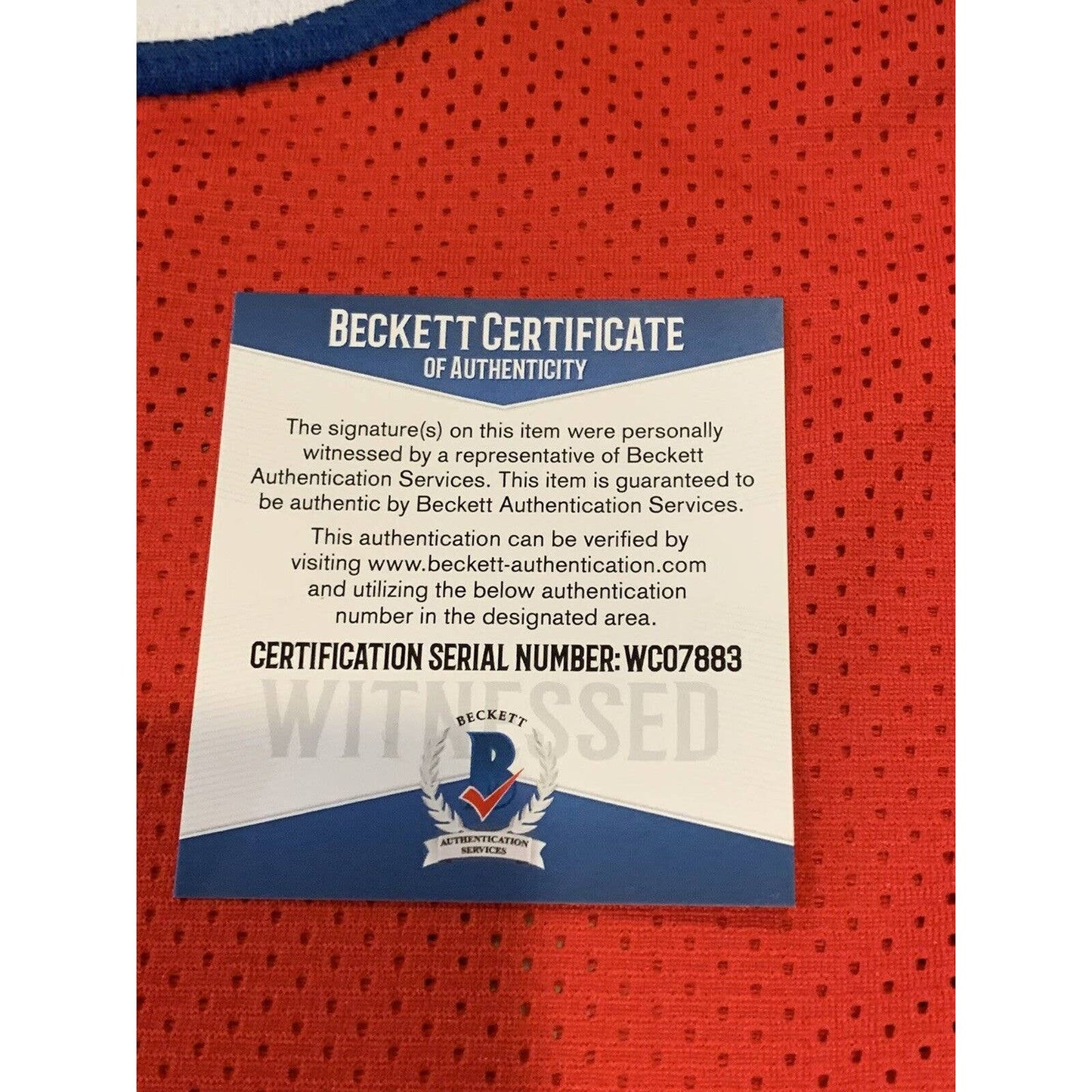 Ryan Shazier Autographed/Signed Jersey Beckett COA High School HS - TreasuresEvolved