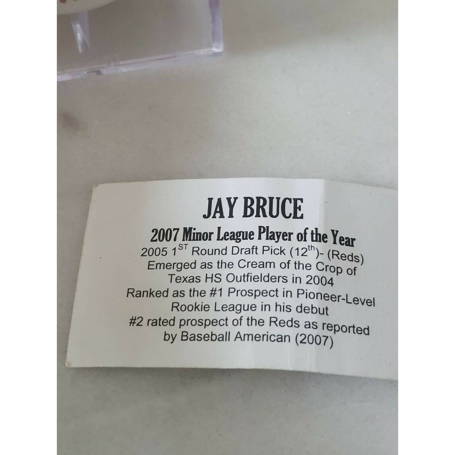 Jay Bruce Autographed/Signed Baseball TRISTAR - TreasuresEvolved